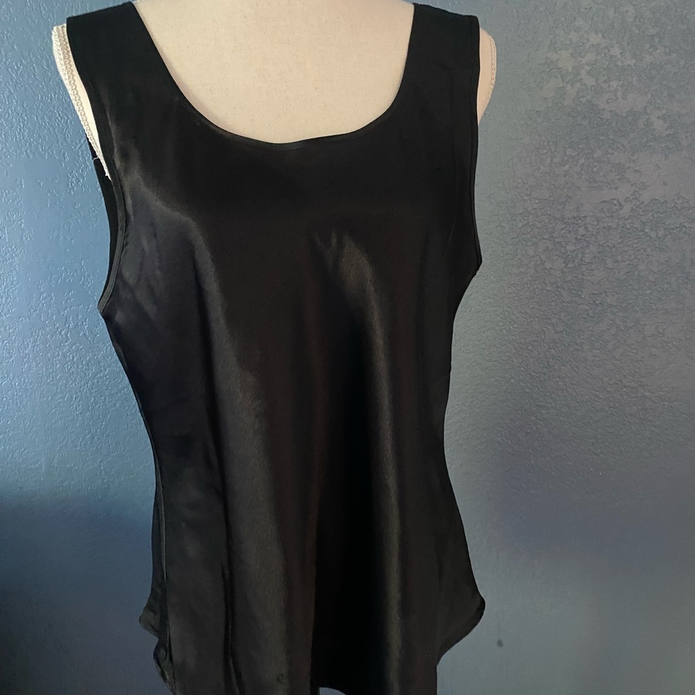 Black Silky Top